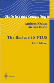 Cover of: The basics of S-Plus