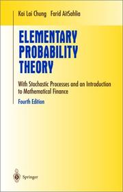 Cover of: Elementary Probability Theory by Kai Lai Chung, Farid Aitsahlia