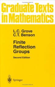 Finite reflection groups by C. T. Benson