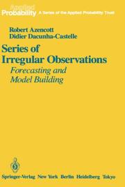Cover of: Series of irregular observations by Robert Azencott