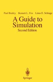 Cover of: A guide to simulation