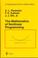 Cover of: The mathematics of nonlinear programming