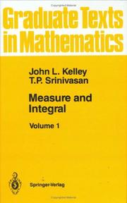 Cover of: Measure and integral