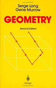 Cover of: Geometry by Serge Lang