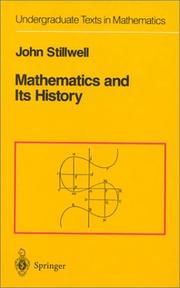 Cover of: Mathematics and its history by John Stillwell