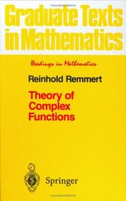 Cover of: Theory of complex functions