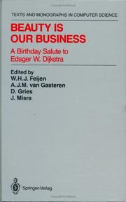 Cover of: Beauty is our business by edited by W.H.J. Feijen ... [et al.].