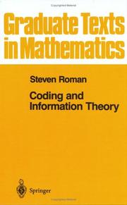 Cover of: Coding and information theory | Steven Roman