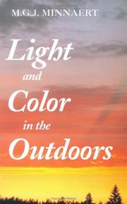 Cover of: Light and color in the outdoors by M. G. J. Minnaert