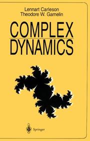 Cover of: Complex dynamics by Lennart Carleson
