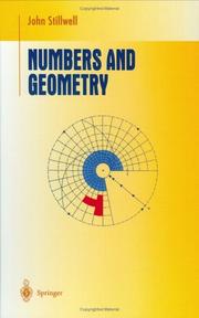 Cover of: Numbers and geometry