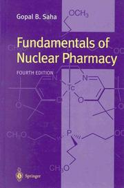 Cover of: Fundamentals of nuclear pharmacy