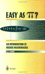 Cover of: Easy as [pi?]: an introduction to higher mathematics