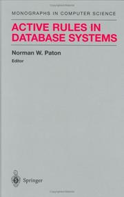 Cover of: Active rules in database systems