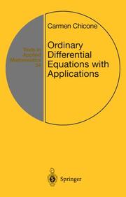 Ordinary Differential Equations with Applications by Carmen Chicone