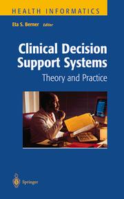 Cover of: Clinical Decision Support Systems by 