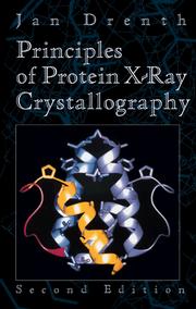 Principles of protein x-ray crystallography by Jan Drenth