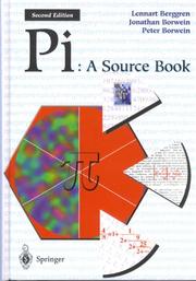 Cover of: Pi, a sourcebook by [edited by] Lennart Berggren, Jonathan Borwein, Peter Borwein.