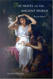 Cover of: The novel in the ancient world