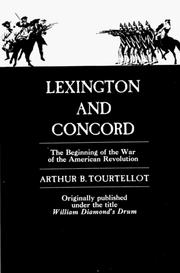 Cover of: Lexington and Concord