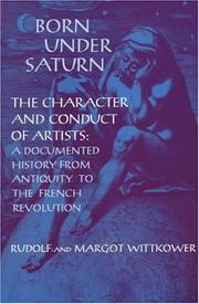 Cover of: Born Under Saturn by Rudolf Wittkower, Margot Wittkower
