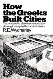 Cover of: How the Greeks built cities