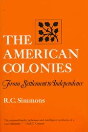 Cover of: The American colonies: from settlement to independence
