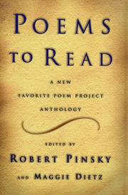Cover of: Poems to read by edited by Robert Pinsky and Maggie Dietz.