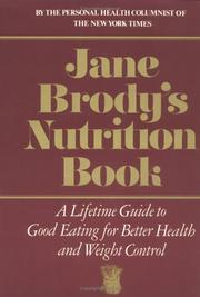 Cover of: Jane Brody's Nutrition book by Jane E. Brody