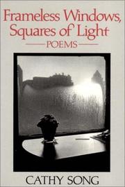 Cover of: Frameless Windows, Squares of Light: Poems