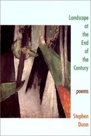 Cover of Landscape at the end of the century