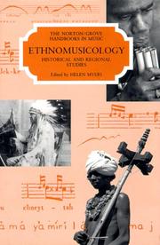 Cover of: Ethnomusicology