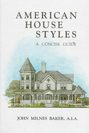 Cover of: American house styles: a concise guide