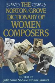Cover of: The Norton/Grove dictionary of women composers by edited by Julie Anne Sadie & Rhian Samuel.