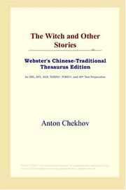 Cover of: The Witch and Other Stories (Webster's Chinese-Traditional Thesaurus Edition) by Антон Павлович Чехов