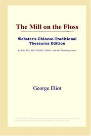 Cover of: The Mill on the Floss (Webster's Chinese-Traditional Thesaurus Edition) by George Eliot