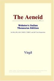 Cover of: The Aeneid (Webster's Italian Thesaurus Edition) by Publius Vergilius Maro