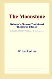Cover of: The Moonstone (Webster's Chinese-Traditional Thesaurus Edition) by Wilkie Collins