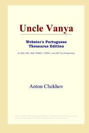 Cover of: Uncle Vanya (Webster's Portuguese Thesaurus Edition) by Антон Павлович Чехов
