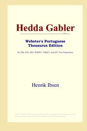 Cover of: Hedda Gabler (Webster's Portuguese Thesaurus Edition) by Henrik Ibsen