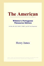 Cover of: The American (Webster's Portuguese Thesaurus Edition) by Henry James