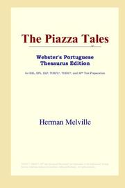 Cover of: The Piazza Tales (Webster's Portuguese Thesaurus Edition) by Herman Melville