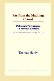Cover of: Far from the Madding Crowd (Webster's Portuguese Thesaurus Edition) by Thomas Hardy