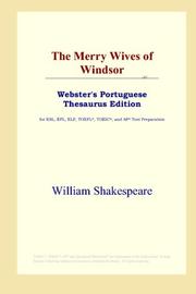 Cover of: The Merry Wives of Windsor (Webster's Portuguese Thesaurus Edition) by William Shakespeare