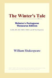 Cover of: The Winter's Tale (Webster's Portuguese Thesaurus Edition) by William Shakespeare