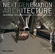 Cover of: Next Generation Architecture by Joseph Rosa