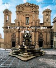 Cover of: The Baroque Architecture of Sicily