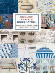 Cover of: English Style and Decoration by Stafford Cliff