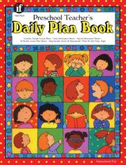 Cover of: Preschool Teacher's Daily Plan Book