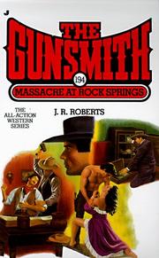 Cover of: The Gunsmith 194: Massacre at Rock Springs